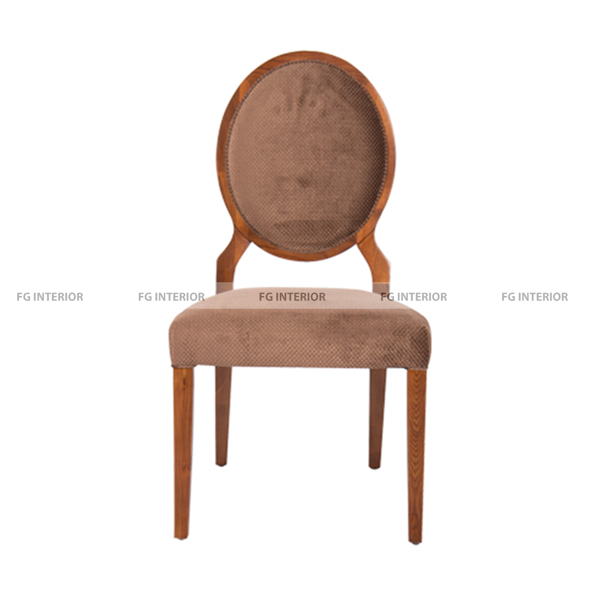 Ghế gỗ nhà hàng đệm nỉ MOON