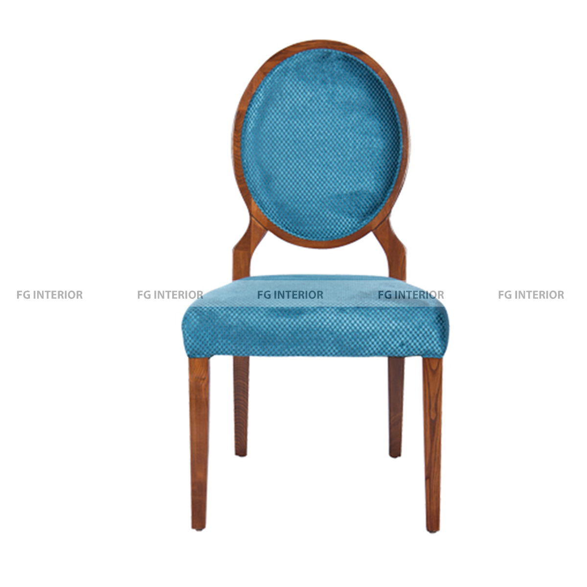 Ghế gỗ nhà hàng đệm nỉ MOON