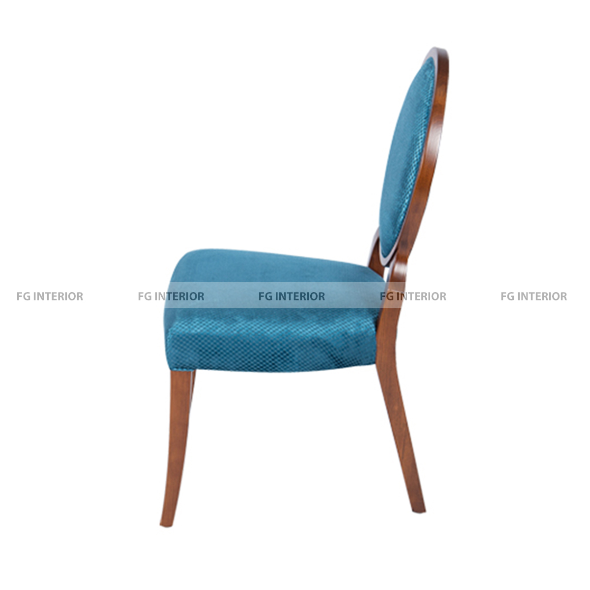 Ghế gỗ nhà hàng đệm nỉ MOON