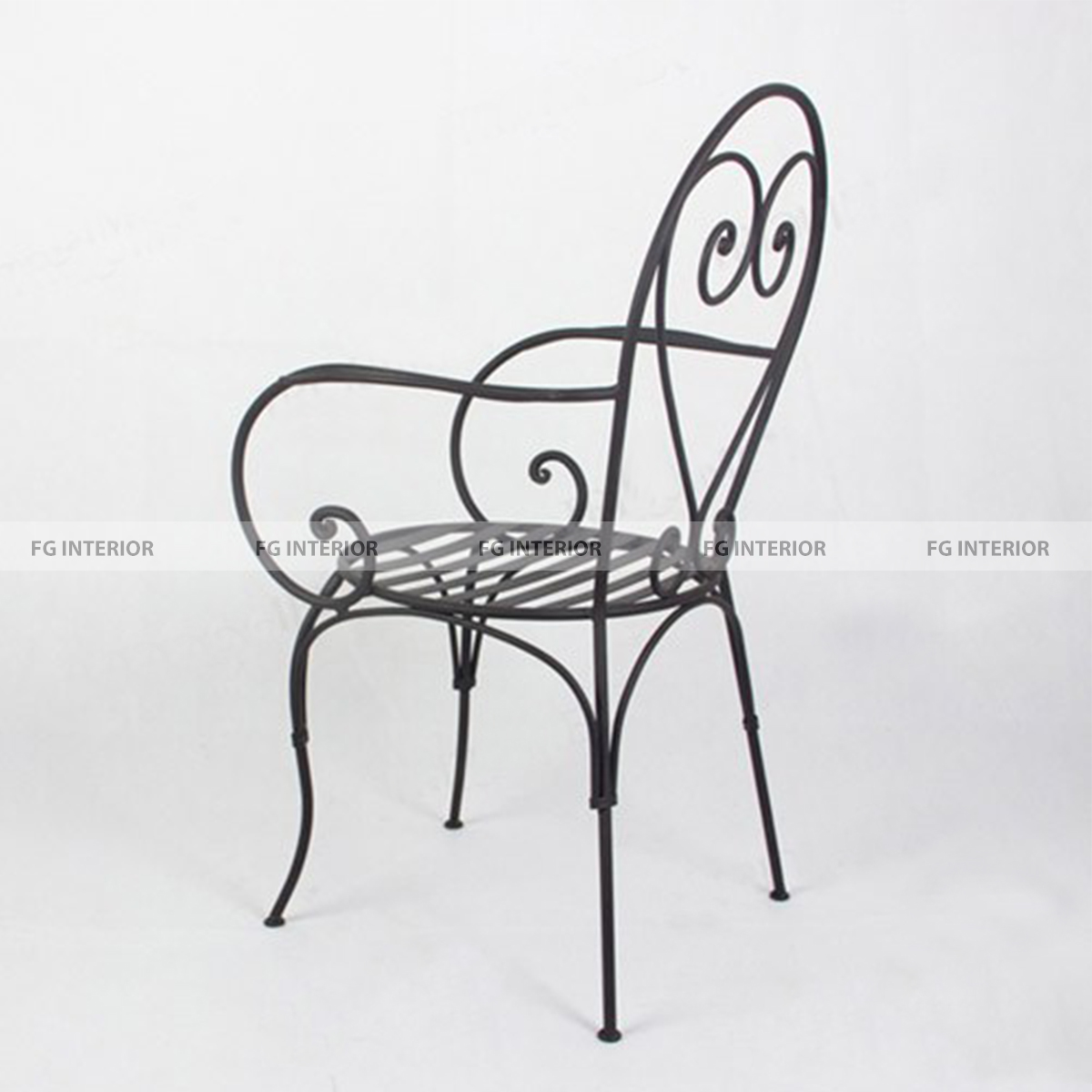 Ghế sắt mỹ thuật GMT09